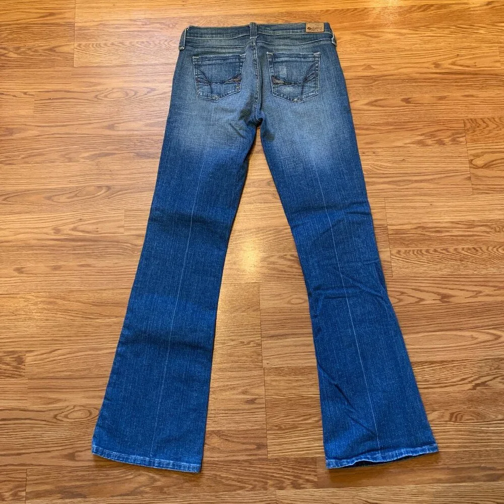 Hippie Low Rise Flare Leg Jeans - Picture 6 of 12